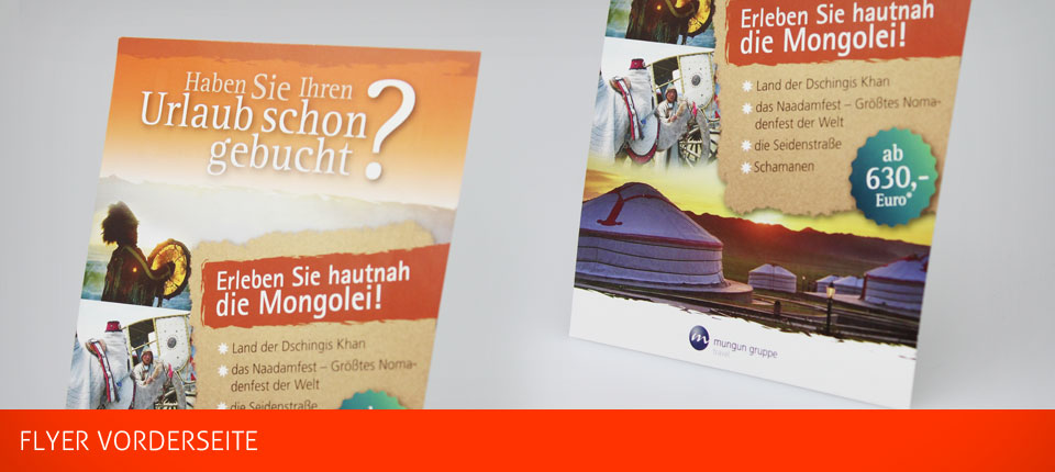 Bild - Mungun Gruppe Reiseflyer