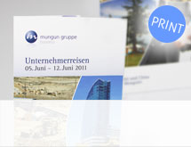 Mungun Gruppe Flyer Unternehmensreise