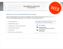 Rechtsanwalt Stemmert & Kollegen Webvisitenkarte