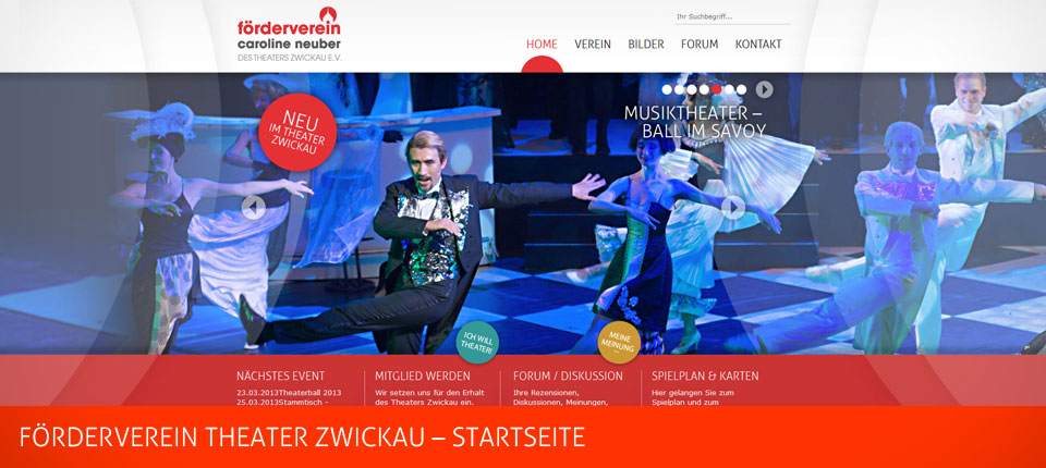 Bild - Förderverein Theater Zwickau Website