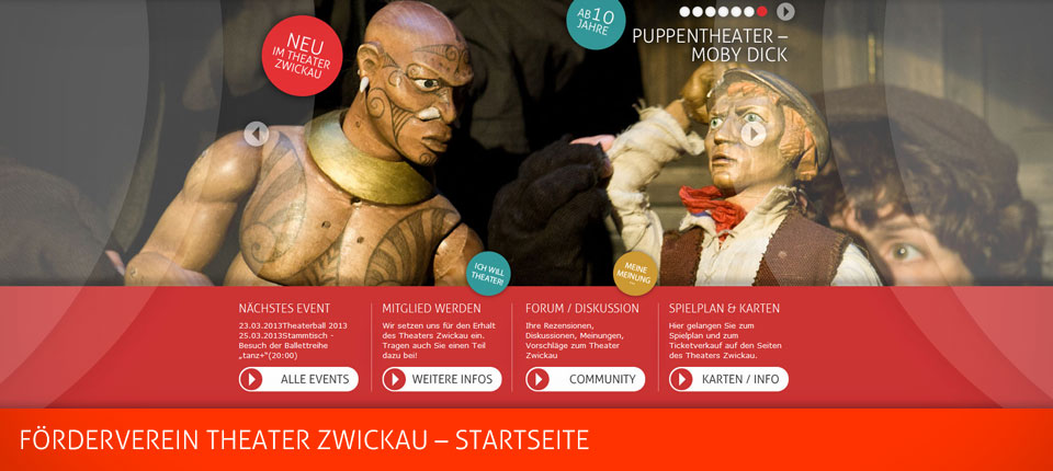 Bild - Förderverein Theater Zwickau Website